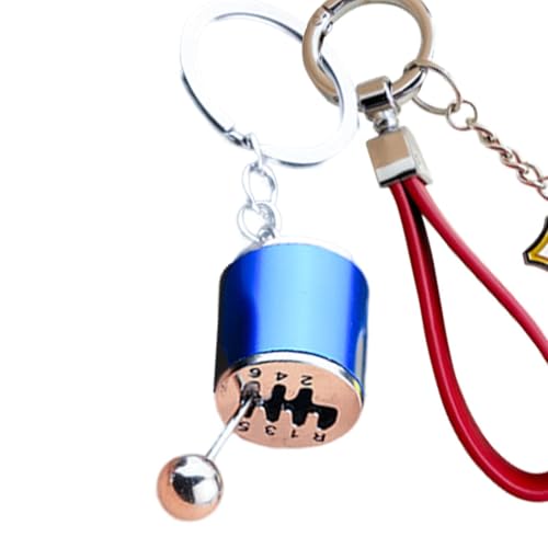 Ahuuen Getriebeschlüsselkaint, Auto Shifter Gear Keychains,Automatische Getriebeschlüsselkette - Creative Manual 6 Speed ​​Getriebeschalthebel, Kartonschlüsselring des Kfz -Teils Autos von Ahuuen