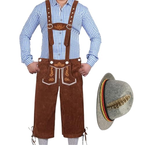 Ahuuen Herren Oktoberfest Kostüm, Traditionelles Bierfest Outfit, Bayrische Tracht Für Oktoberfest Herrenfestmode Ahuuen Herren Oktoberfest Kostüm, Traditionelles Bierfest Outfit, Bayrische Tracht Für Oktoberfest Herrenfestmode von Ahuuen