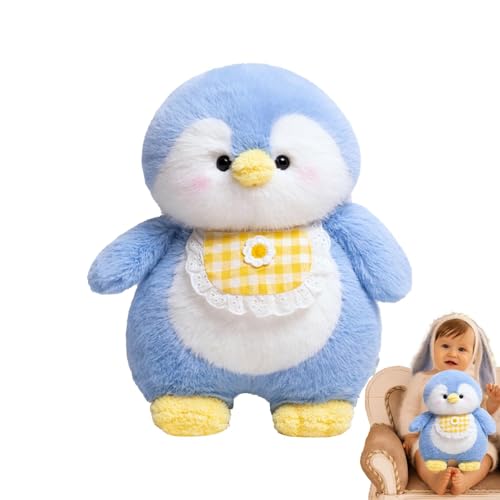 Ahuuen Kuscheltier Kleine Plüschpuppe, süßes Pinguin-Plüschpuppenspielzeug,Süßes Stofftier - Weiches, bequemes Plüschtier-Kissenspielzeug für Familie, Freunde, Kollegen, Männer, Frauen, Kinder von Ahuuen