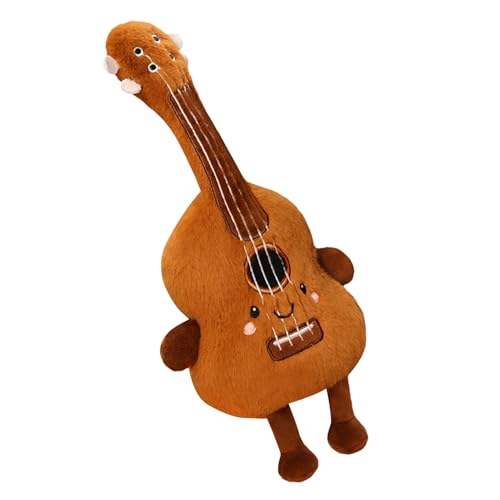 Ahuuen Plüsch Gitarren Puppe | Sammelbares Musikinstrument Stofftier,Niedliche Tischdekoration Für Erwachsene Teens Schlafzimmer Tisch Ahuuen Plüsch Gitarren Puppe | Sammelbares Musikinstrument Stofftier,Niedliche Tischdekoration Für Erwachsene Teens Schlafzimmer Tisch von Ahuuen