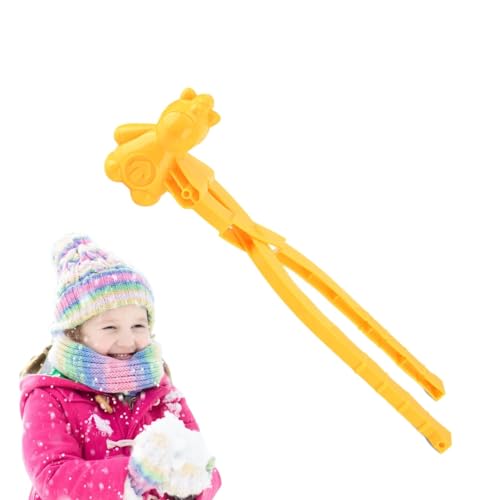 Ahuuen Schneeball-Clip, Schneeform-Spielzeug | Winter-Schneeball-Maker, 3D-Form in Cartoon-Form | Strand-Sandspielzeug, Schneeball-Kampfmacher-Werkzeug-Clip für Winterspiele im Freien von Ahuuen