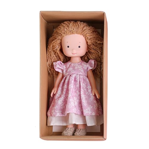 Ahuuen Weiche handgefertigte Puppen, handgefertigte Strickpuppe | Weiche Mädchen-Stoffpuppe mit süßem Stoffplüsch,Erste Puppe für Mädchen zum Weihnachtsgeburtstag, fördert Fantasie und Feinmotorik Ahuuen Weiche handgefertigte Puppen, handgefertigte Strickpuppe | Weiche Mädchen-Stoffpuppe mit süßem Stoffplüsch,Erste Puppe für Mädchen zum Weihnachtsgeburtstag, fördert Fantasie und Feinmotorik von Ahuuen