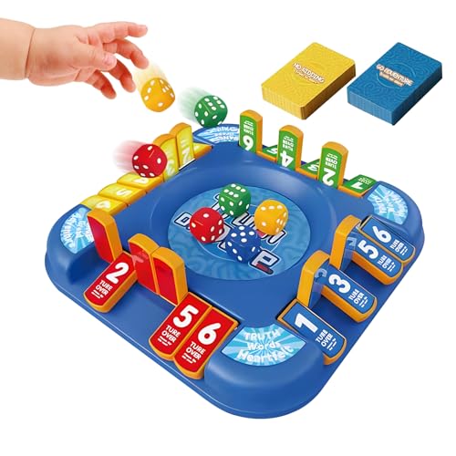 Ahuuen Würfel Brettspiel - Reisespiele | Lernspiel Für 2-6 Spieler Mit Spaß Für Kinder Freunde Bei Picknick Camping Geburtstag Feiern Ahuuen Würfel Brettspiel - Reisespiele | Lernspiel Für 2-6 Spieler Mit Spaß Für Kinder Freunde Bei Picknick Camping Geburtstag Feiern von Ahuuen