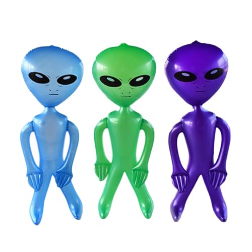 Alien Ballon | Aufblasbares Alien | Halloween Aufblasbarer Alien | Aufblasbarer Geist | Aufblaspuppe Aufblasbarer Alien | Alien Inflatable Halloween Toys Für Kinder Geburtstagsparty Deko von Ahuuen