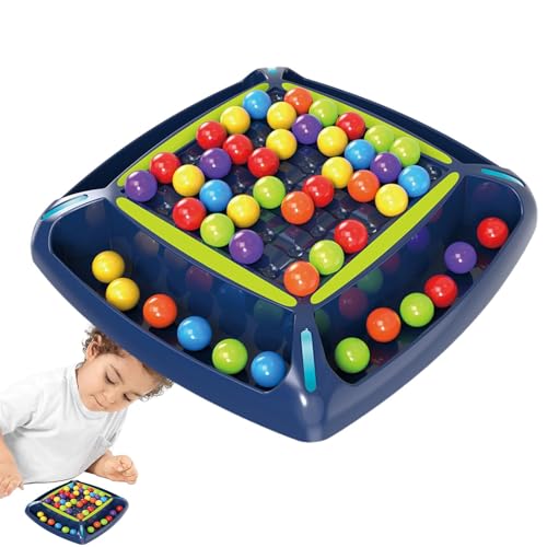 Intellektuelles Schachbrett | Rainbow Puzzle Schachspiel | Regenbogen Puzzle Schach | Regenbogenball Eliminierung Spiel | Pädagogisches Schachbrettspiel Für Erwachsene Kinder von Ahuuen