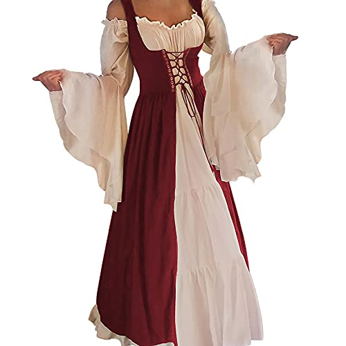 Aibaowedding Renaissance Kleid Damen Mittelalter Kleid Mittelalter Kostüme Damen(bur,s/m) von Aibaowedding