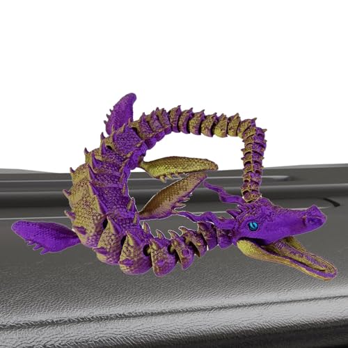 Aibyks 3D-Drachen-Zappelspielzeug, 3D-gedruckte Drachen,Interaktives Drachen-Zappelspielzeug | Beweglicher Drache, Chefschreibtischspielzeug, Fidget-Spielzeug für Erwachsene für von Aibyks