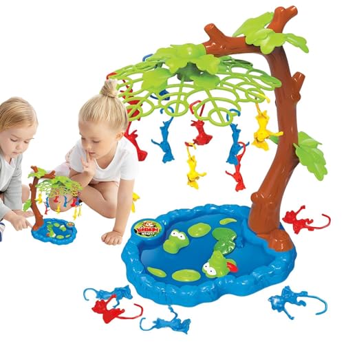 Aibyks Affenausgleichsspielzeug, AFFE um Spiel - Kletterbaum Monkey Swing -Spiel - Bildungstafel Spielzeug Eltern-Kind Interaktive Wohnkultur für Garten von Aibyks