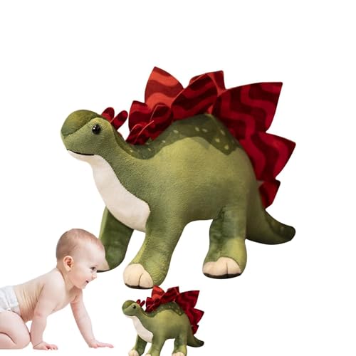 Aibyks Dinosaurier Plüsch, Plüsch Dinosaurier,Cartoon Dinosaurierpuppe Plüschkissen Sofa Kissen | Lustige Plüschpuppe 40 cm/15,7 Zoll niedliche gefüllte Puppe, weicher entzückender Schlafbegleiter, von Aibyks