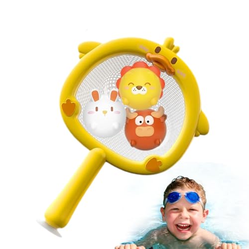 Aibyks Fischereinetz Wasserspielzeug, Kleinkindbad Spielzeug - Kinderbadspielzeug leuchten - Multifunktionales Badezimmerversorgungen für Badezimmer, Pool im Freien, , Park und Innenhof von Aibyks