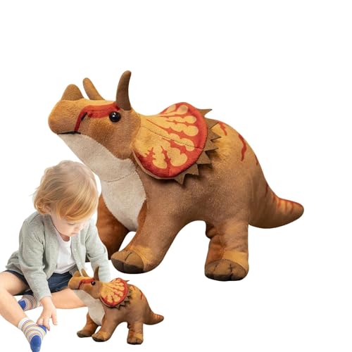 Aibyks Gefüllter Dinosaurier, Dinosaurier,Cartoon Dinosaurierpuppenspielzeug | Lustige Plüschpuppe 40 cm/15,7 Zoll niedliche gefüllte Puppe, weicher entzückender Schlafbegleiter, Heimdekoration von Aibyks