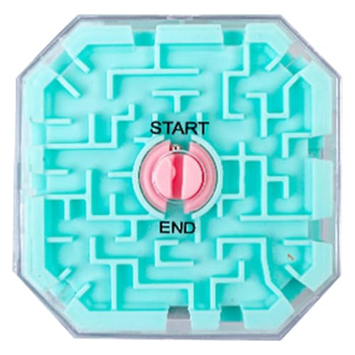 Aibyks Maze Ball Classic Travel Game, Labyrinth -Brettspiel - 3D Marble Maze Game,Das Aktivitätsbrett reduziert Stress, für Kinderalter unterhaltsam von Aibyks