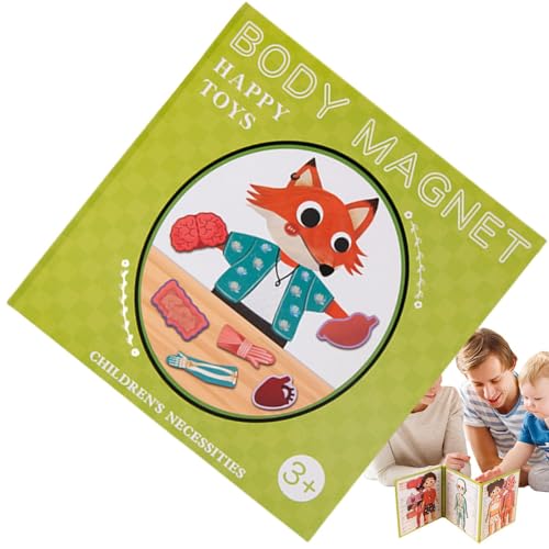 Aibyks Mein Körper-Puzzle, Menschlicher Körper-Puzzle - Magnetisches Puzzlespielzeug für den menschlichen Körper | Puzzles für Kleinkinder im Vorschulalter zum Lernen menschlicher Körperteile, von Aibyks