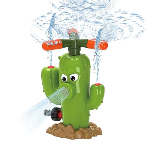 Aibyks Outdoor -Sprinkler für Kinder, Wassersprinklerspielzeug für Kleinkind - Kaktus -Sprinklerspielzeug mit Wackelrohr - Fun Summer Game ist an Gartenschlauch -Rasenwässern für Garten & Outdoor von Aibyks