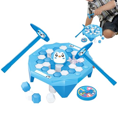 Aibyks Speichern Sie „Pinguin Break Ice Brettspiel,Pinguin Break Ice Spiel | blockspiel für Kinder - Speichern Sie „Pinguin auf “-Spiel „Ice Break Block“-Brett-Familienspiel für Kinder, und Mädchen von Aibyks