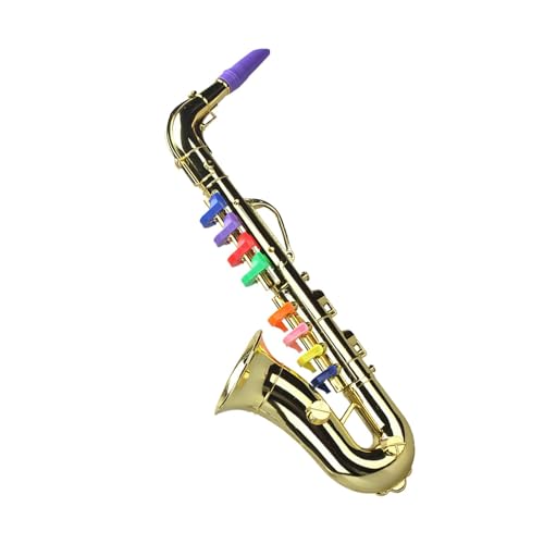 Aibyks Spielzeug-Saxophon-Requisite, Horn-Musikinstrument - Musikinstrumente Spielzeug | Multifunktionales frühes Lernspielzeug, Simulationsmusikinstrument für Kleinkinder, Mädchen, , Anfänger, von Aibyks