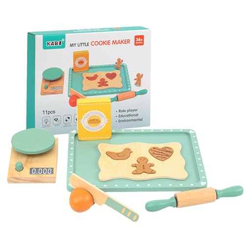 Aibyks Spielzeugküche, tat Play Kitchen,11x/Set lustige Biscuits Backspielzeug interaktiv | Frühes Bildungsspiel, tun von Aibyks