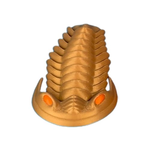 Aibyks Trilobit-Figur, kleine 3D-gedruckte Fidget-Tiere | Trilobit Spielzeug bewegliche Tierfigur - Vivid Sensory Toys Partygeschenke, einzigartige Schreibtischskulptur für Schlafzimmer, kreative von Aibyks