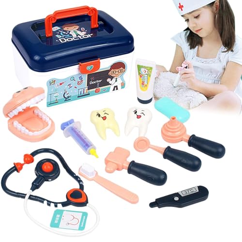 Aibyks Zahnarztspielset, Toy Doctor Set | Lustiger pädagogischer Zahnarztprotokollset - Cartoon Gathering Supplies, süße Cosplay -Requisiten für Schule, Klassenzimmer, Urlaub von Aibyks