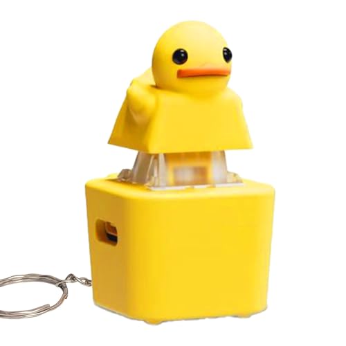 Quacksalberndes Enten Tastatur Zappelspielzeug – Wiederaufladbares Duckies Quacky Zappelspielzeug | Niedliches Duckies Quacksalberndes Schlüsselanhänger Stressabbau Sensorikspielzeug Für Kinder von Aibyks