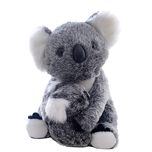 Aideal Koala mit Plüschtieren, Koala, kleines Spielzeug, Geschenkidee für Kinder und Erwachsene (Grau) von Aideal