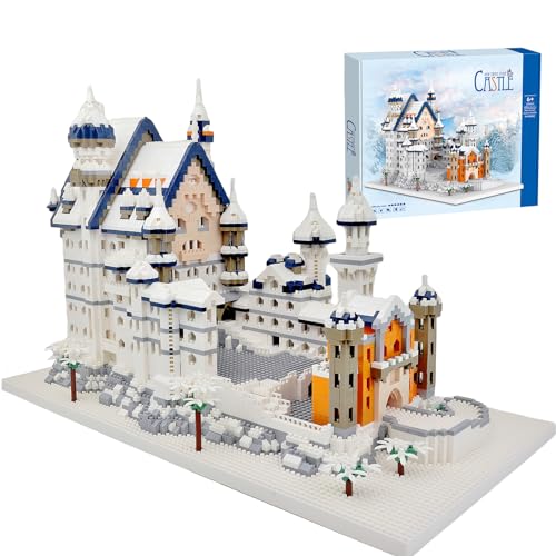 Aigidusansu New Swan Stone Castle Micro Blocks Set, 5986pcs World Architecture Mini Diamond Blocks Bricks, Building Toy 3D Puzzle for Children Gift von Aigidusansu