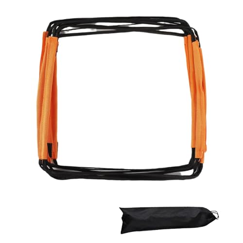 Ailan Agility Awesomeness Footwork mit Faltbarer Agility Leiter. Entfesseln Sie potenzielle Leiter für Faltbare Fitness, schwarz+orange, 8 Gitter Ailan Agility Awesomeness Footwork mit Faltbarer Agility Leiter. Entfesseln Sie potenzielle Leiter für Faltbare Fitness, schwarz+orange, 8 Gitter von Ailan