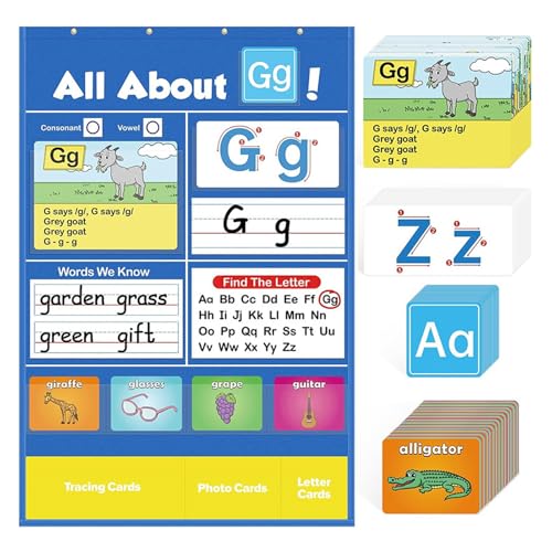 Ailan Alphabet Taschendiagramm, einfach zu verwendendes Wanddiagramm für den Unterricht, das die frühe Lese und Schreibfähigkeit mit klarem Druckpapier unterstützt Ailan Alphabet Taschendiagramm, einfach zu verwendendes Wanddiagramm für den Unterricht, das die frühe Lese und Schreibfähigkeit mit klarem Druckpapier unterstützt von Ailan