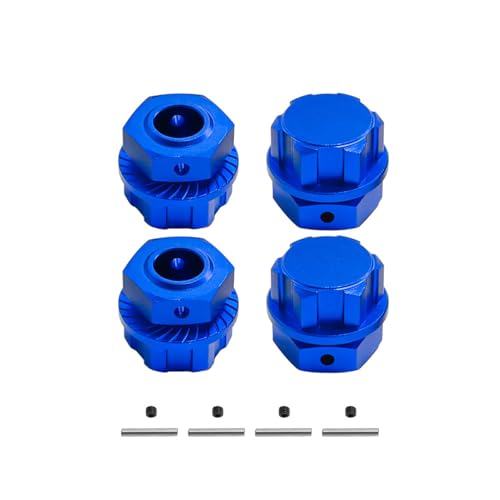 Ailan Rad Hex Halterung Für Outcast Kraton 8S Monster Trucks Adapter Aluminium Legierung Starke RC Auto Zubehör Ersatzteile, Blau von Ailan