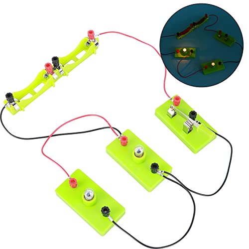 DIY-Serie Parallelschaltung Lernspielzeug Physik-Lernwerkzeuge für ab 4 Jahren (Schaltungsserien- und Parallelschaltungsgeräte) von Ailgely
