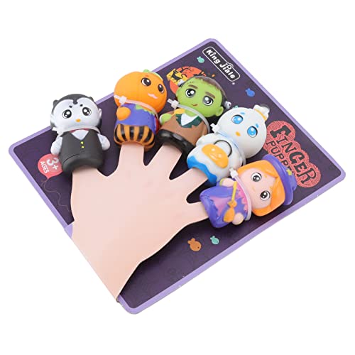 Halloween Finger Puppen Niedliches Cartoon-Set für Interaktive Spielzeug-Schul Party von Ailgely