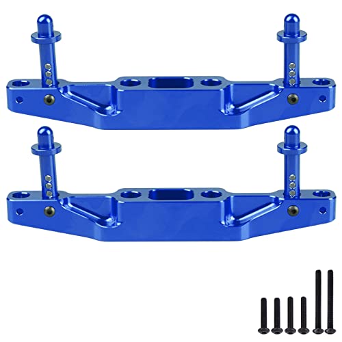 AIMROCK Aluminium-Pfostenhalterungen für vorne und hinten, mit Karosseriepfosten, Upgrade-Teile für Arrma 1/7 Felony 6S BLX Street Bash Allroad Muscle Car RTR (blau) von Aimrock