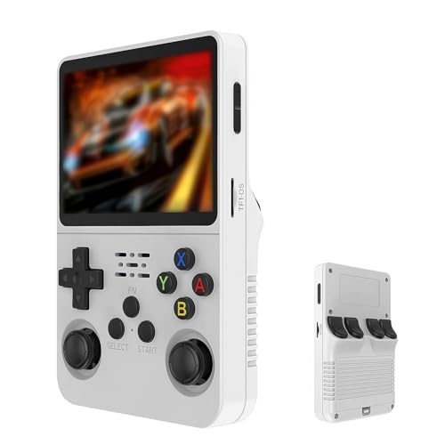 Spielekonsole R36S Retro Handheld Videospielkonsole für Linux System 3,5 Zoll IPS Bildschirm Tragbar von Ainiupi