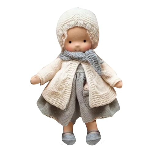 Waldorf Puppe Handgemachte Handgemachte Waldorf Puppe Vintage Häkelpuppe für Kinder Geburtstag Neujahr Ostern von Ainiupi