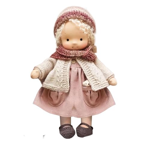 Waldorf Puppe Handgemachte Handgemachte Waldorf Puppe Vintage Häkelpuppe für Kinder Geburtstag Neujahr Ostern von Ainiupi