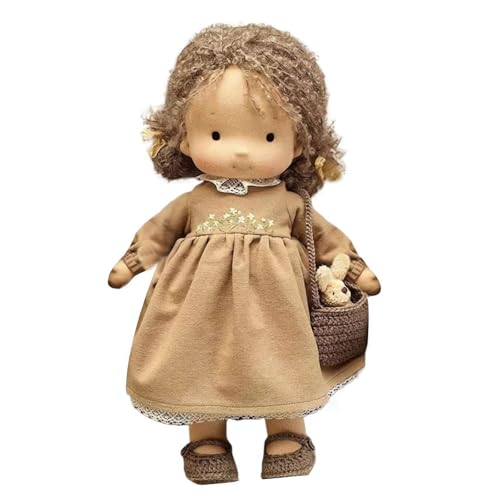 Waldorf Puppe Handgemachte Handgemachte Waldorf Puppe Vintage Häkelpuppe für Kinder Geburtstag Neujahr Ostern von Ainiupi