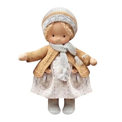 Waldorf Puppe Handgemachte Handgemachte Waldorf Puppe Vintage Häkelpuppe für Kinder Geburtstag Neujahr Ostern von Ainiupi