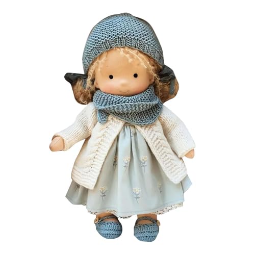 Waldorf Puppe Handgemachte Handgemachte Waldorf Puppe Vintage Häkelpuppe für Kinder Geburtstag Neujahr Ostern von Ainiupi