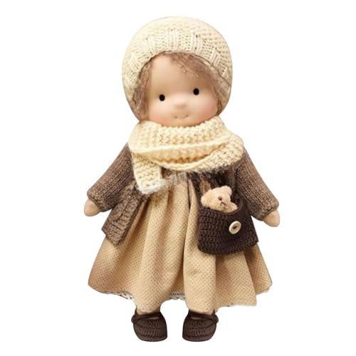 Waldorf Puppe Handgemachte Handgemachte Waldorf Puppe Vintage Häkelpuppe für Kinder Geburtstag Neujahr Ostern von Ainiupi