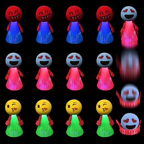 Ainiv Kindergeburtstag Mitgebsel Set, 12 Stück LED Spring Launchers Toys, LED Leuchtspielzeug,Kinder Jumping Spielzeug, Kindergeburtstag,Emoticons Puppen für Kinder Geburtstag Kinderparty Garten Party Ainiv Kindergeburtstag Mitgebsel Set, 12 Stück LED Spring Launchers Toys, LED Leuchtspielzeug,Kinder Jumping Spielzeug, Kindergeburtstag,Emoticons Puppen für Kinder Geburtstag Kinderparty Garten Party von Ainiv