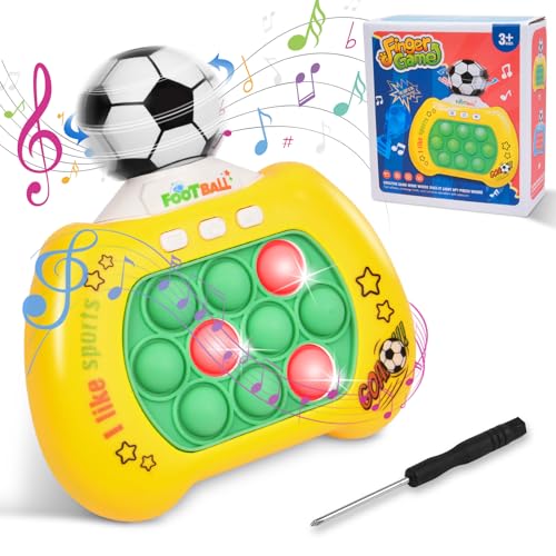 Ainiv Pop it Fidget Spielzeug, Fidget Ball Toys mit Musik, Puzzle-Spielmaschine Game Controller Bubble Sensory Fidget Toy, Elektronisches Sensorspiel für frühe Entwicklung und Konzentrationstraining von Ainiv