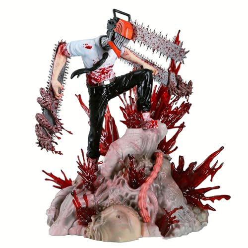 Ainslhzn Chainsaw Man Denji Actionfiguren 29cm Hochwertiges, Umweltfreundliches PVC-Material Model Statuen Geeignet Für Kinderspielzeug von Ainslhzn