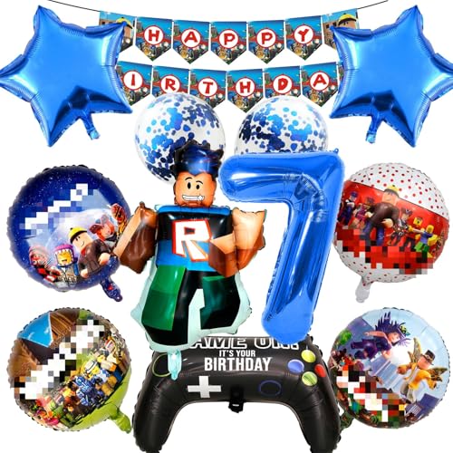 12 Stück Robl Luftballon Geburtstagsdeko, Rob-llx Ballons Geburtstag Set 7 Jahre Junge, Rob-lx Geburtstagsdeko Folienballon, Rob-llox Deko Geburtstag, Kindergeburtstag Luftballons für Kinder 12 Stück Robl Luftballon Geburtstagsdeko, Rob-llx Ballons Geburtstag Set 7 Jahre Junge, Rob-lx Geburtstagsdeko Folienballon, Rob-llox Deko Geburtstag, Kindergeburtstag Luftballons für Kinder von Ainvliya