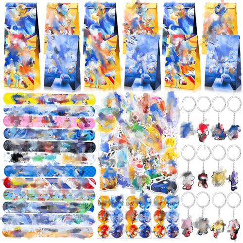 104PCS Mitgebsel Kindergeburtstag Set, Geburtstagsdeko Party Mitgebsel Party Deko Kindergeburtstag Schlüsselschnalle DIY Aufkleber Geschenktüten Schnapparmband Kindergeburtstag Gastgeschenk 104PCS Mitgebsel Kindergeburtstag Set, Geburtstagsdeko Party Mitgebsel Party Deko Kindergeburtstag Schlüsselschnalle DIY Aufkleber Geschenktüten Schnapparmband Kindergeburtstag Gastgeschenk von Ainvliya