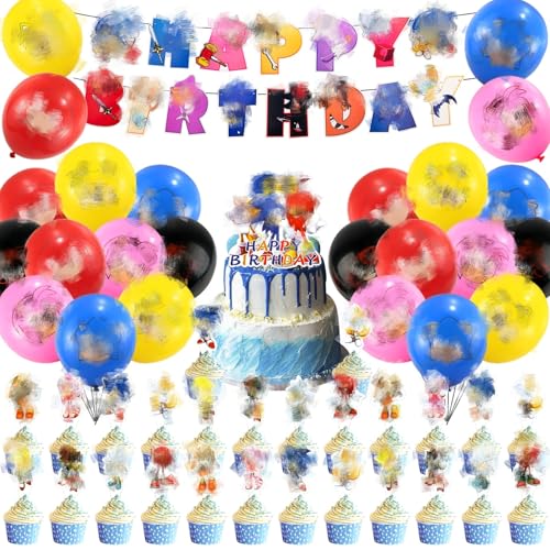 Cartoon Luftballons Geburtstagsdeko, Ballons Geburtstag Deko Jungen Mädchen Kindergeburtstag Tortendeko Geburtstags Happy Birthday Banner Party Deko für Kindergeburtstags Party Supplies Cartoon Luftballons Geburtstagsdeko, Ballons Geburtstag Deko Jungen Mädchen Kindergeburtstag Tortendeko Geburtstags Happy Birthday Banner Party Deko für Kindergeburtstags Party Supplies von Ainvliya