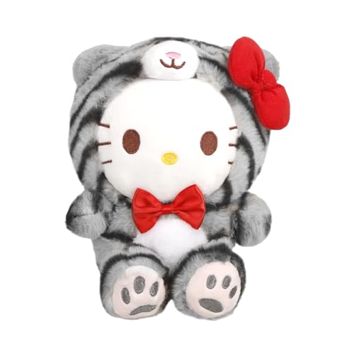 Kit-ty Plüsch Kuscheltier 21CM, Anime Cartoon Plüschtiere, Plüsch Puppe Spielzeug, Kinder Figur Plüschtiere Gestopft Tierspielzeug Für Jungen Mädchen von Ainvliya