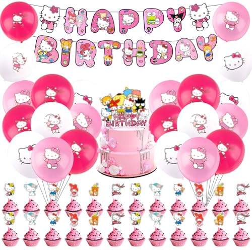 Luftball Cartoon Luftballons Geburtstagsdeko, Cat Ballons Geburtstag Deko Mädchen Kindergeburtstag Tortendeko Geburtstags Happy Birthday Banner Party Deko für Kinder Party Supplies Luftball Cartoon Luftballons Geburtstagsdeko, Cat Ballons Geburtstag Deko Mädchen Kindergeburtstag Tortendeko Geburtstags Happy Birthday Banner Party Deko für Kinder Party Supplies von Ainvliya