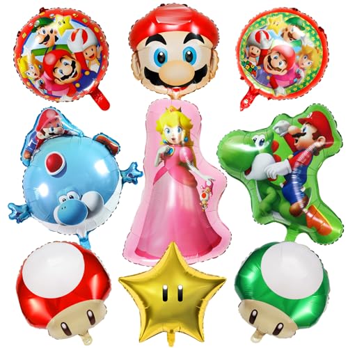 Super Bro Party-Luftballons, Cartoon-Folienballons, Super-Bro-Themen-Geburtstagsdekorationsset, Partyzubehör für Kinder, Jungen, Mädchen, Happy Birthday Party-Dekorationen Super Bro Party-Luftballons, Cartoon-Folienballons, Super-Bro-Themen-Geburtstagsdekorationsset, Partyzubehör für Kinder, Jungen, Mädchen, Happy Birthday Party-Dekorationen von Ainvliya