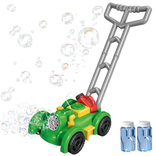 AIQI Rasenmäher Kinder Seifenblasenmaschine, Blase Makers mit Geräusch für Kinder, Sommer Outdoor Gartenspielzeug Seifenblasen Rasenmä, Gartenspielzeug für Geburtstage & Outdoor Partys ab 3+ Jahre AIQI Rasenmäher Kinder Seifenblasenmaschine, Blase Makers mit Geräusch für Kinder, Sommer Outdoor Gartenspielzeug Seifenblasen Rasenmä, Gartenspielzeug für Geburtstage & Outdoor Partys ab 3+ Jahre von Aiqi