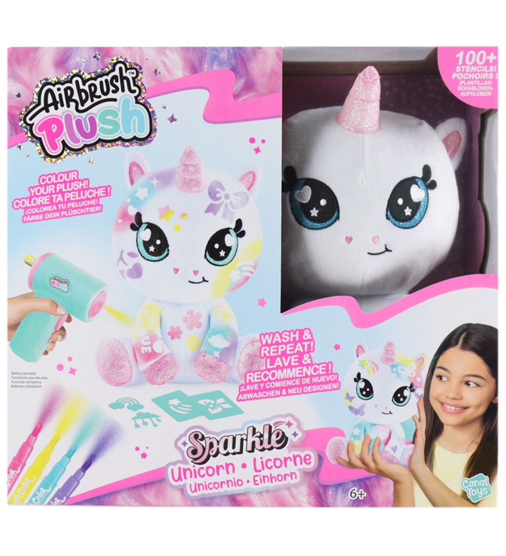 Airbrush Plush Kuscheltier - 20 cm - Sparkle Unicorn - Airbrush Plush - One Size - Kuscheltiere Airbrush Plush Kuscheltier - 20 cm - Sparkle Unicorn - Airbrush Plush - One Size - Kuscheltiere von Airbrush Plush